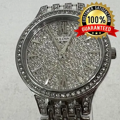 Bulova Ladies Crystal Phantom Watch 96L243 - Thumbnail 1